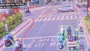 Phát hiện trên 3.400 trường hợp vi phạm giao thông qua camera AI